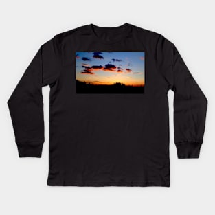 Tuscan Sunset Kids Long Sleeve T-Shirt